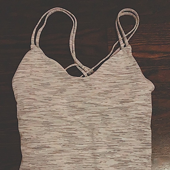 Lululemon Striped Shelf Bra Tank - Picture 2 of 3
